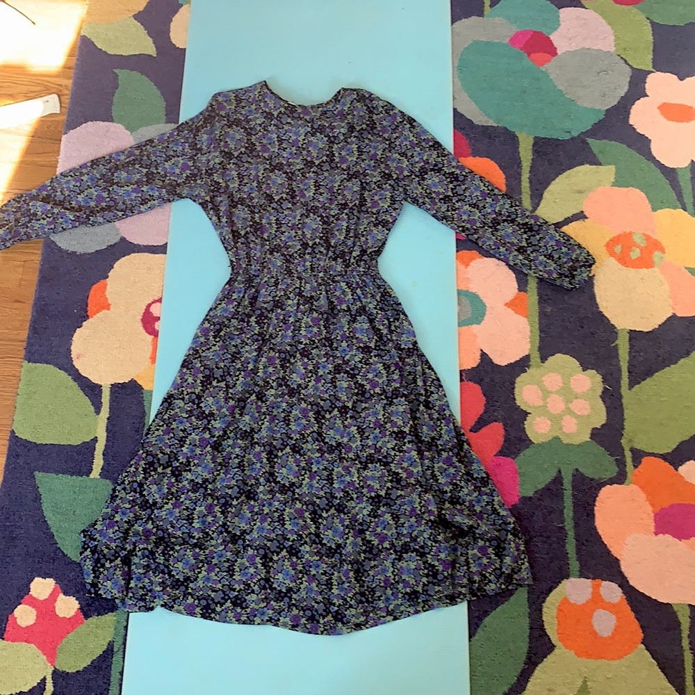 La Chemise Maxi Dress. Flower Pattern. US 10